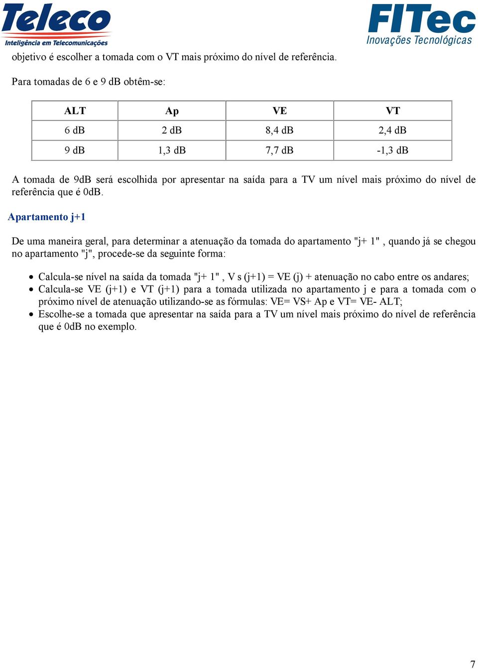 referência que é 0dB.