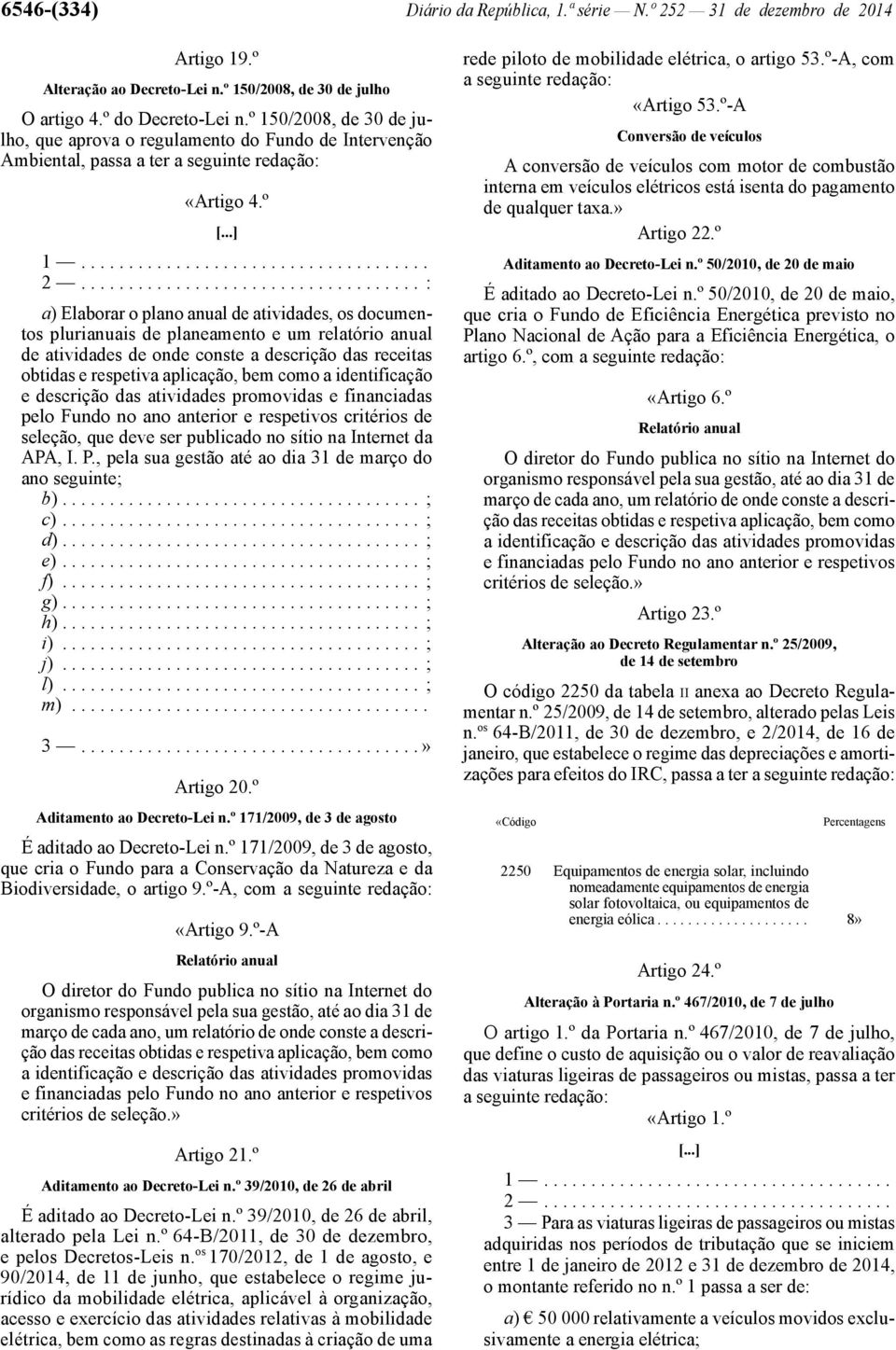 ................................... : a) Elaborar o plano anual de atividades, os documentos plurianuais de planeamento e um relatório anual de atividades de onde conste a descrição das receitas