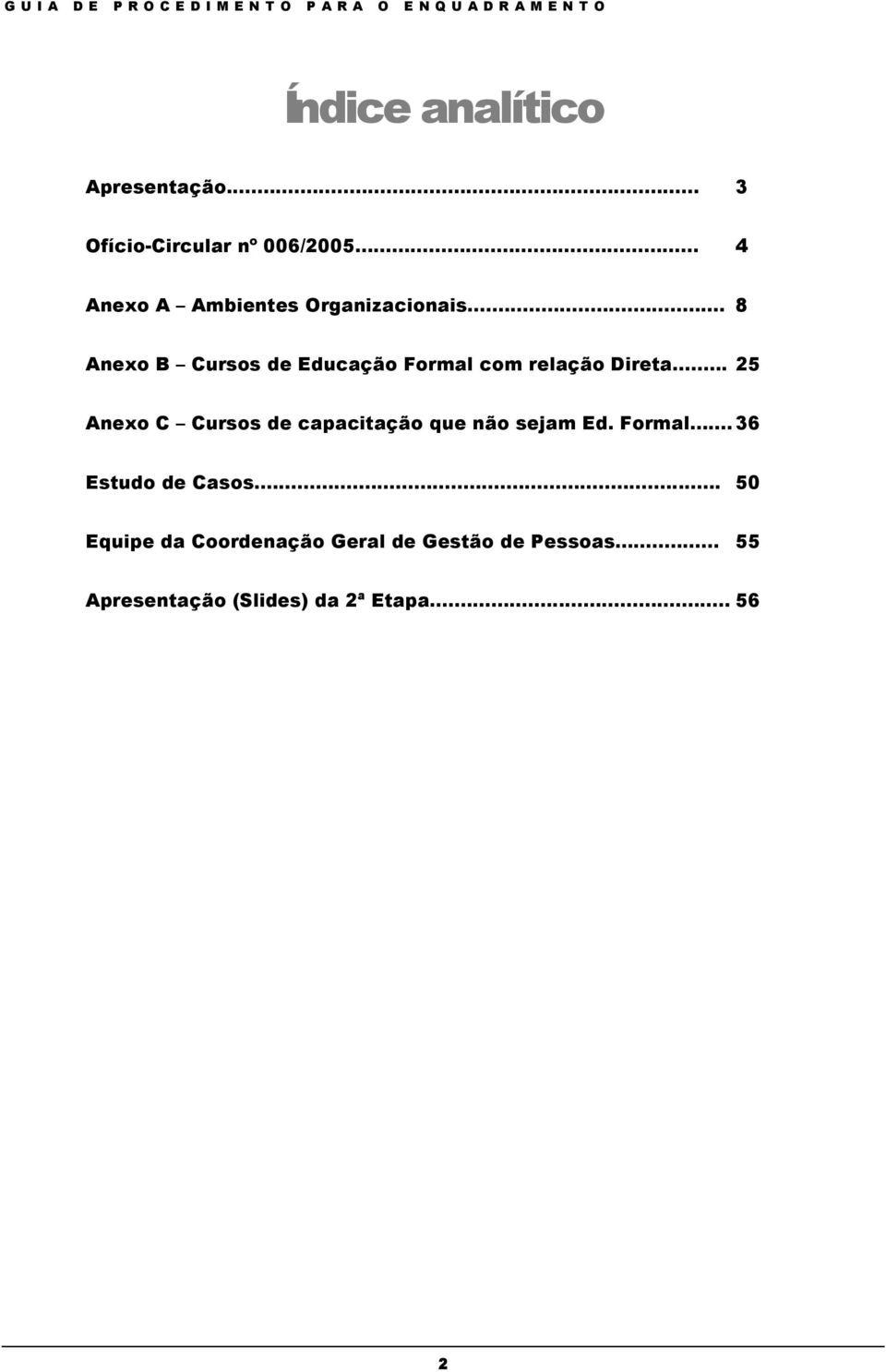 .. 8 Anexo B Cursos de Educação Formal com relação Direta.