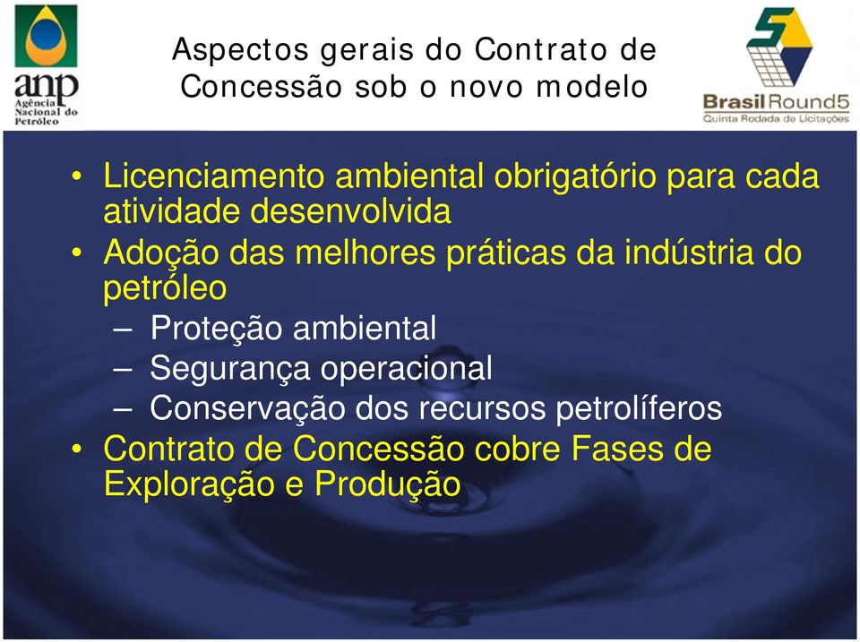 petróleo Proteção ambiental Segurança operacional Conservação