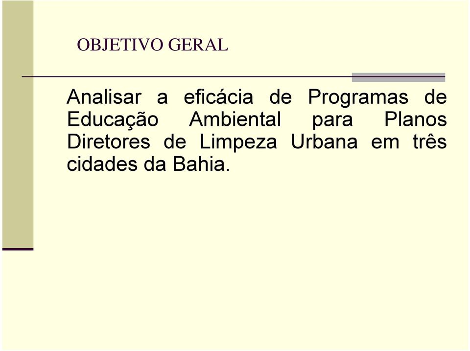 Ambiental para Planos Diretores