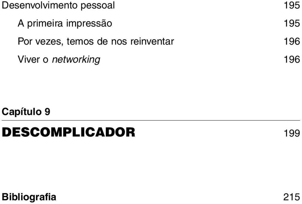 reinventar 196 Viver o networking 196