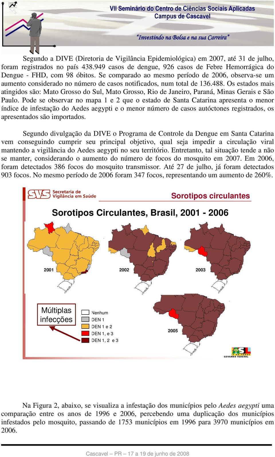 Os estados mais atingidos são: Mato Grosso do Sul, Mato Grosso, Rio de Janeiro, Paraná, Minas Gerais e São Paulo.