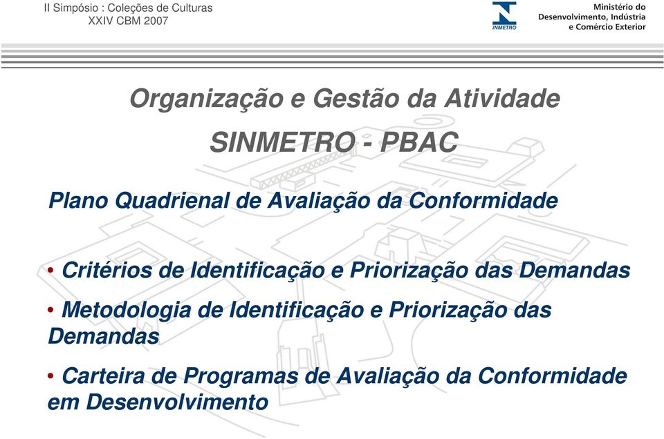 Priorização das Demandas Metodologia de Identificação e Priorização