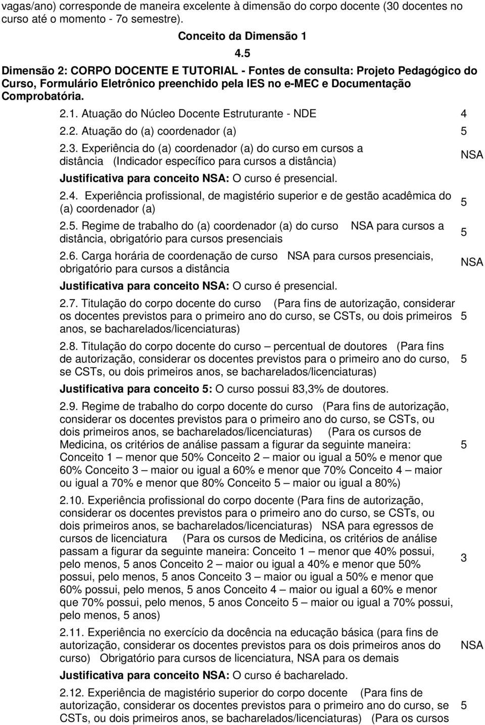 Atuação do Núcleo Docente Estruturante - NDE 4 2.2. Atuação do (a) coordenador (a) 2.3.