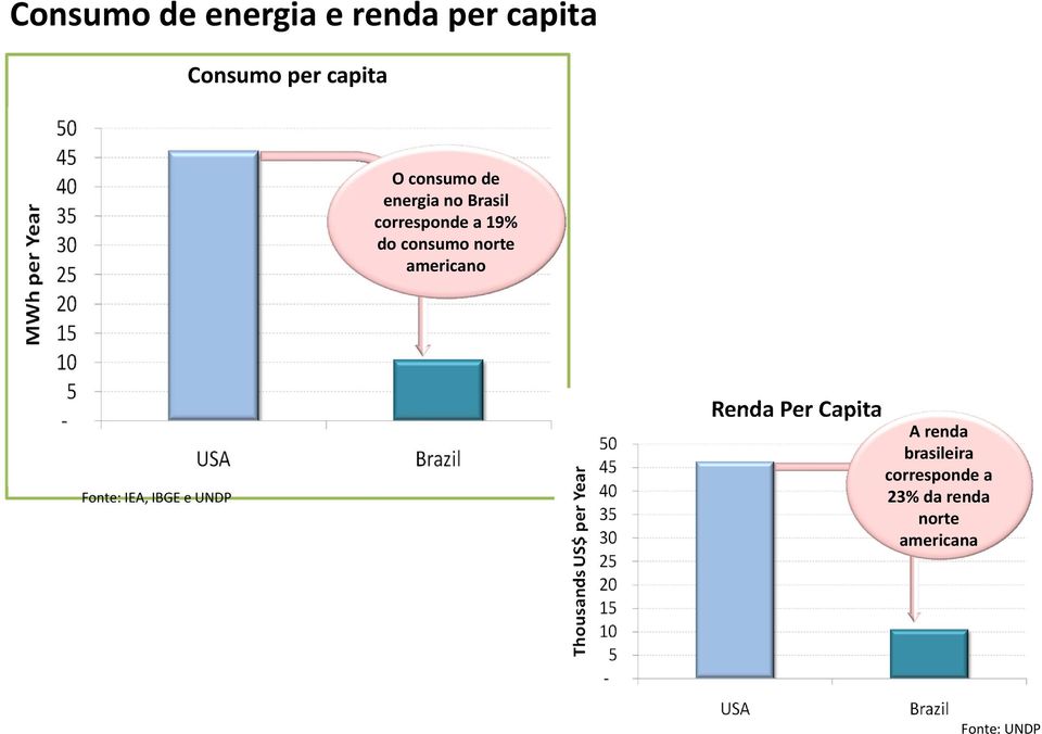 norte americano Fonte: IEA, IBGE e UNDP Renda Per Capita A