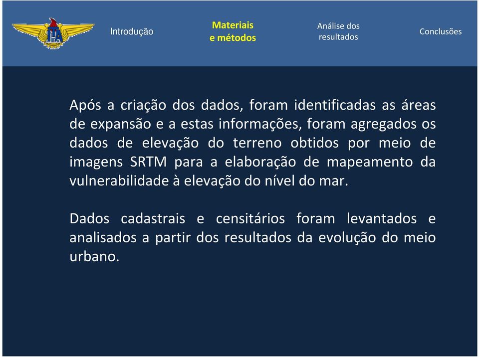 SRTM para a elaboração de mapeamento da vulnerabilidade àelevação do nível do mar.