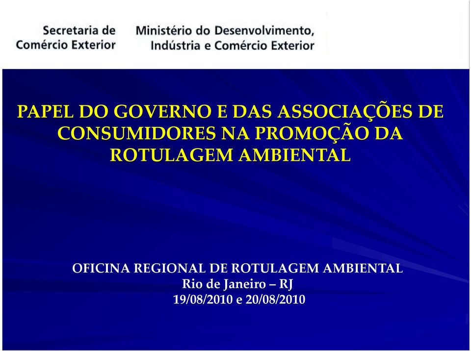 AMBIENTAL OFICINA REGIONAL DE ROTULAGEM