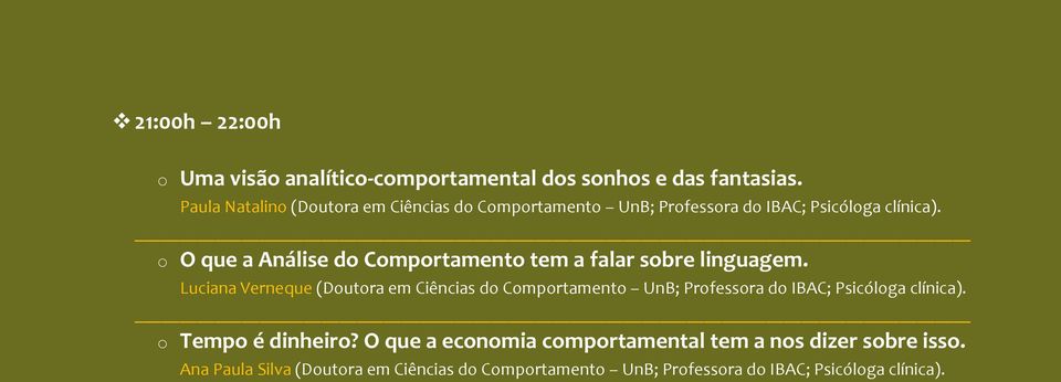 o O que a Análise do Comportamento tem a falar sobre linguagem.