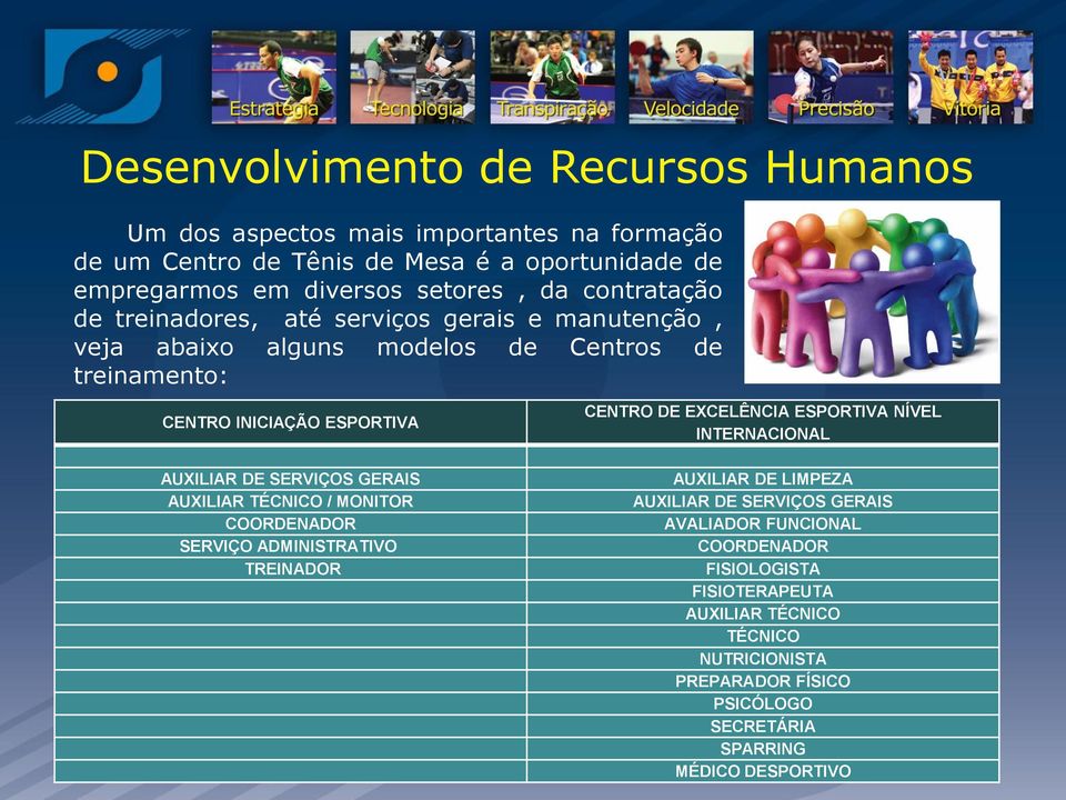 GERAIS AUXILIAR TÉCNICO / MONITOR COORDENADOR SERVIÇO ADMINISTRATIVO TREINADOR CENTRO DE EXCELÊNCIA ESPORTIVA NÍVEL INTERNACIONAL AUXILIAR DE LIMPEZA AUXILIAR DE