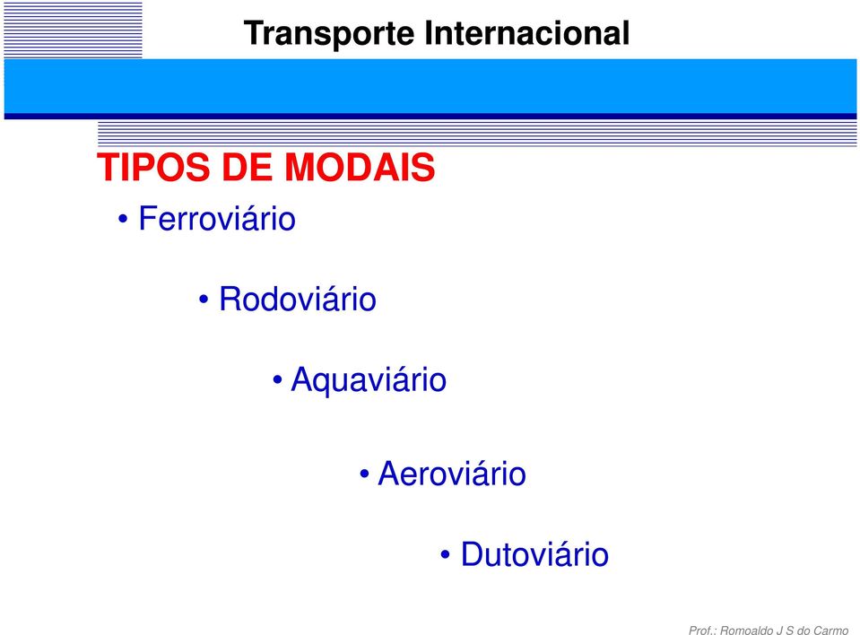 MODAIS Ferroviário