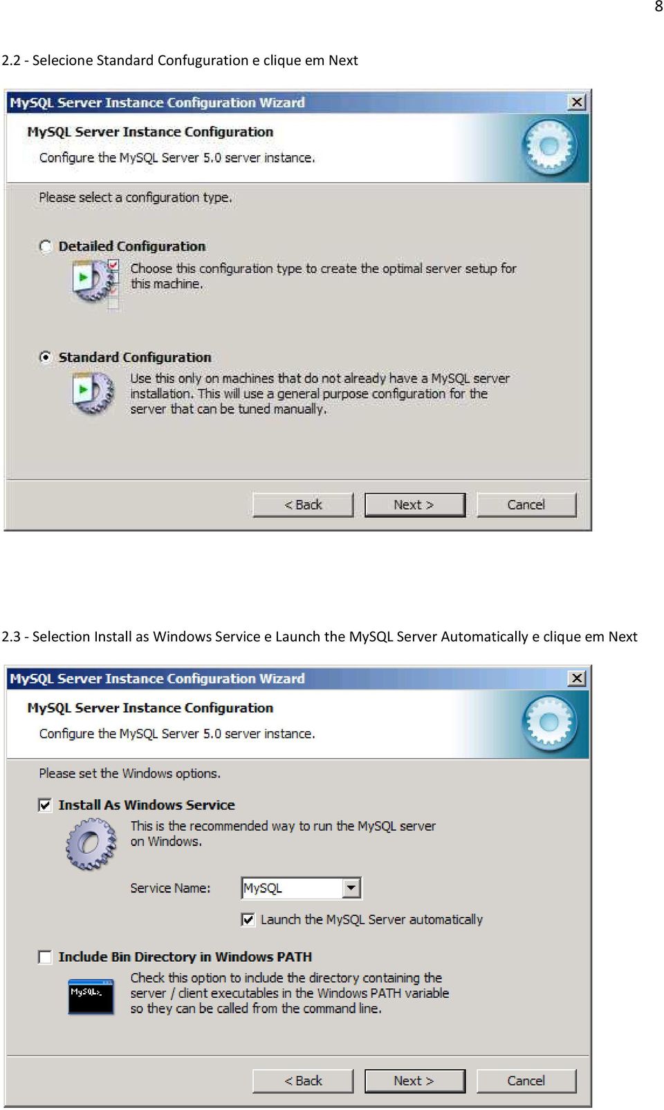 3 - Selection Install as Windows