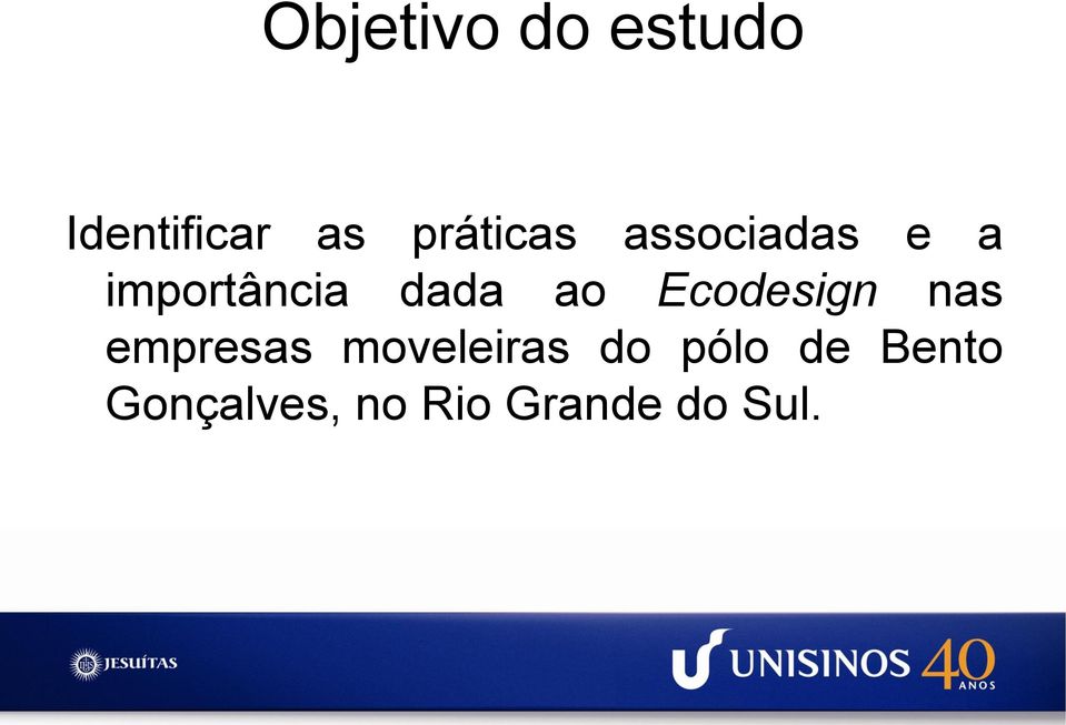 ao Ecodesign nas empresas moveleiras do