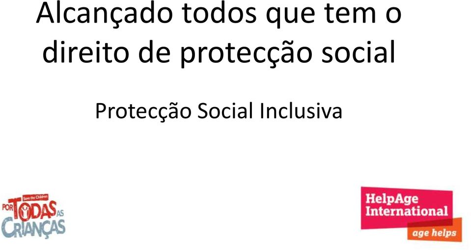 protecção social