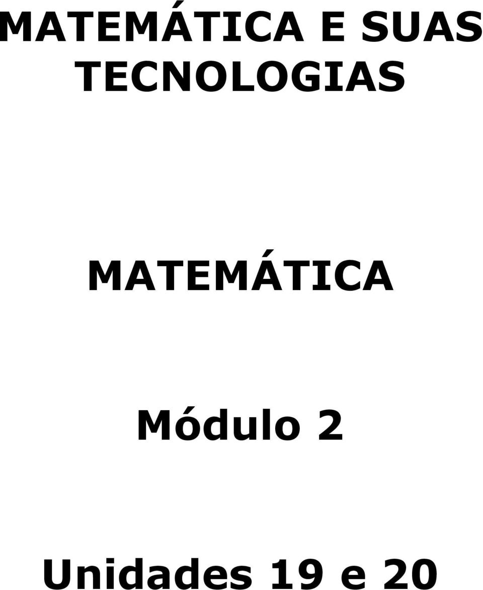 MATEMÁTICA