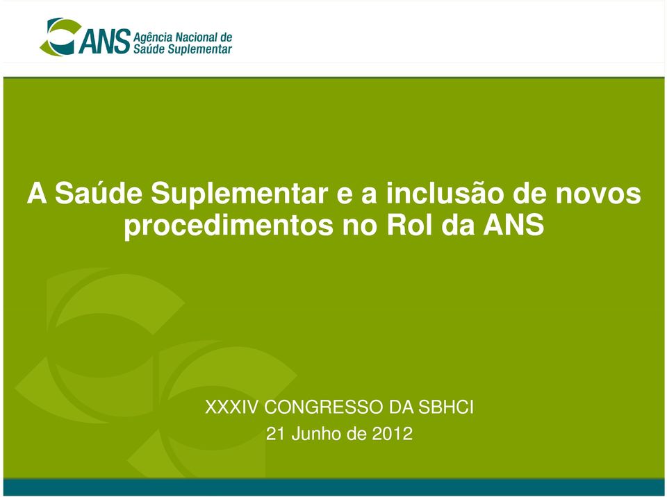 procedimentos no Rol da ANS