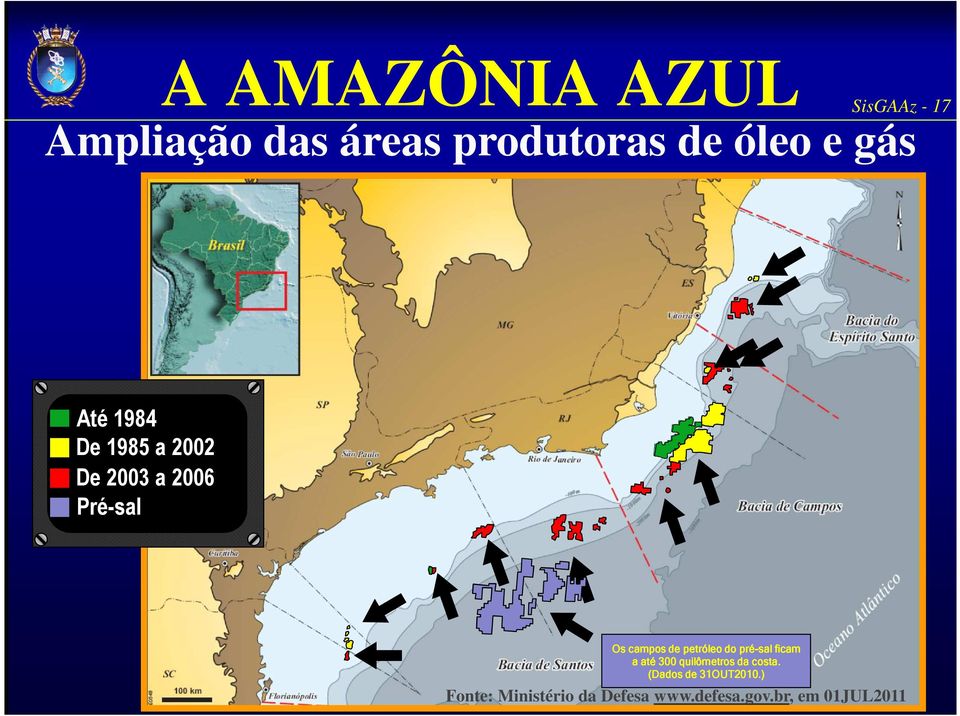 petróleo do pré-sal ficam a até 300 quilômetros da costa.