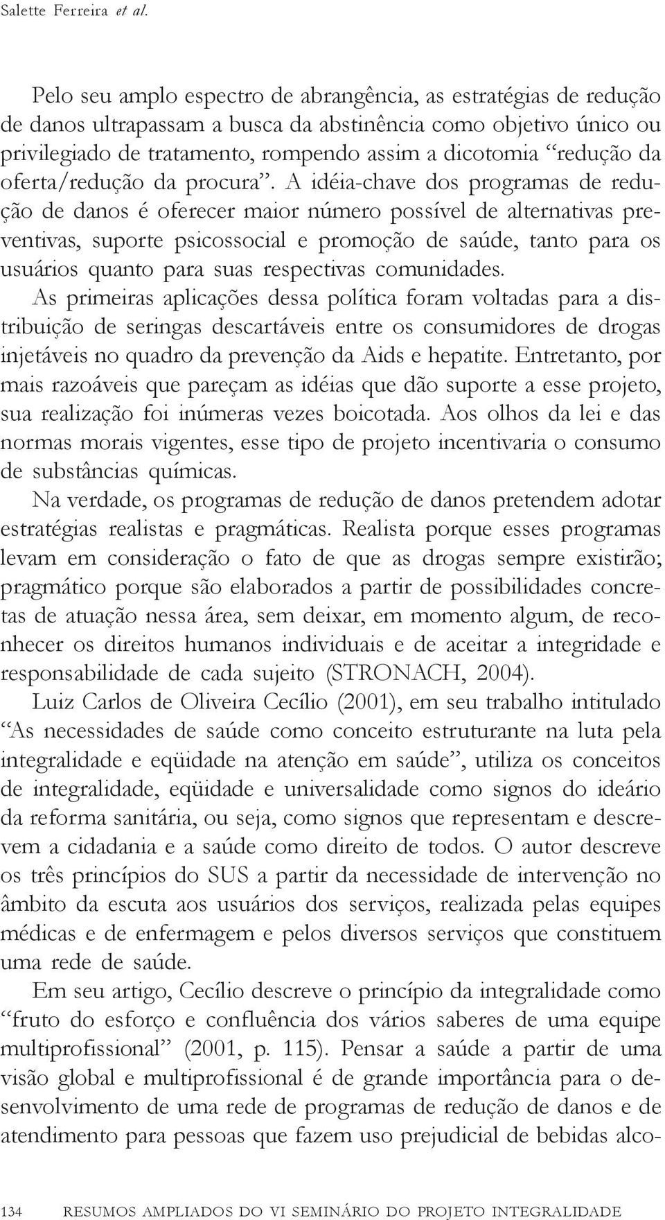 oferta/redução da procura.