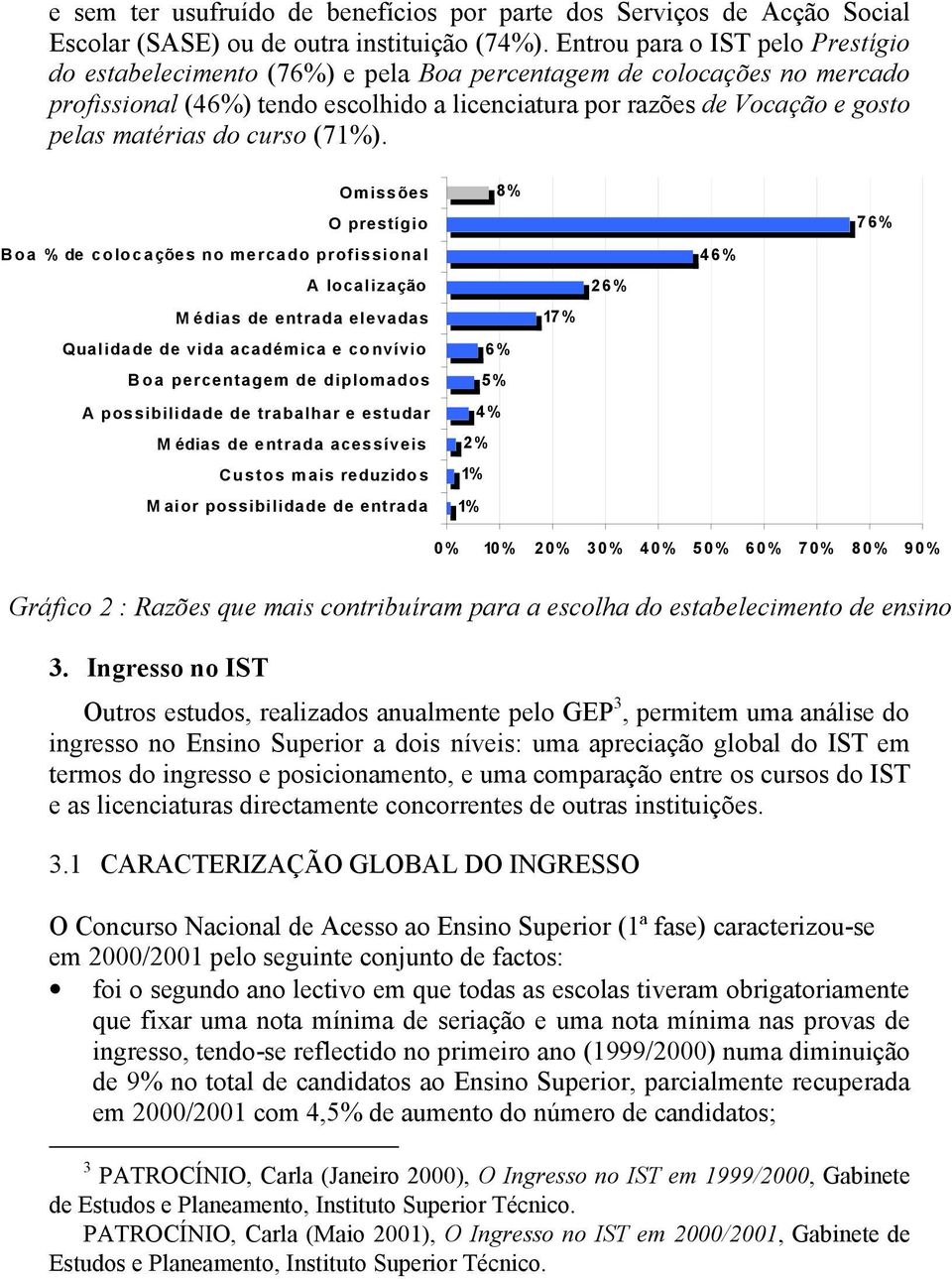 curso (71%).