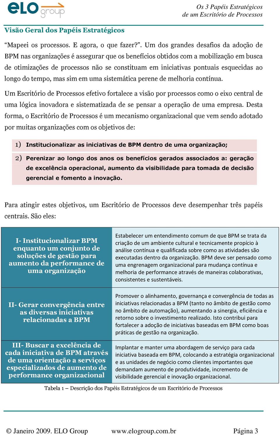 esquecidas ao longo do tempo, mas sim em uma sistemática perene de melhoria contínua.