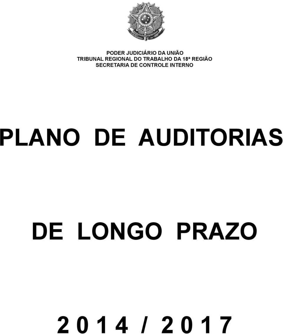 SECRETARIA DE CONTROLE INTERNO PLANO