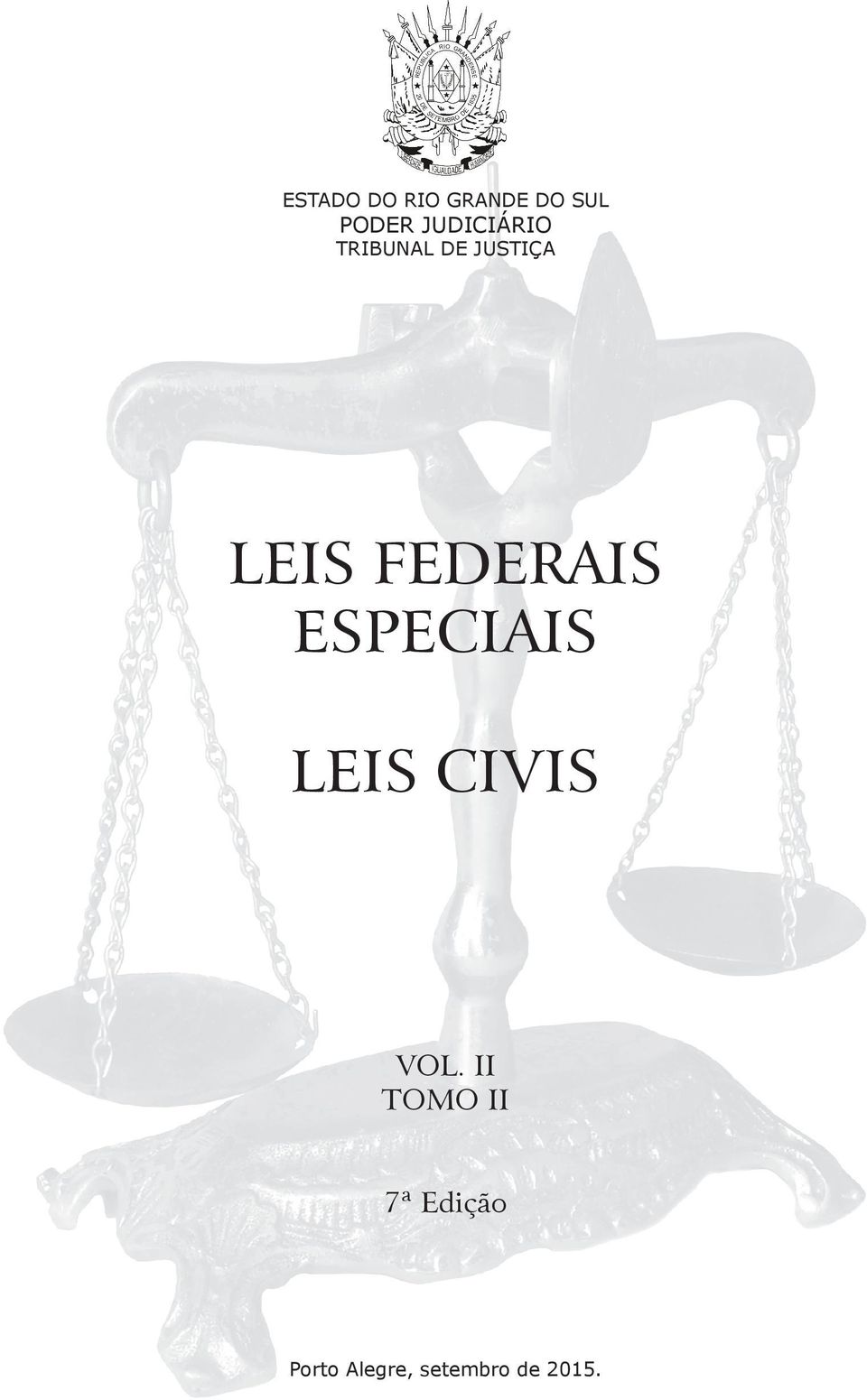 FEDERAIS ESPECIAIS LEIS CIVIS VOL.