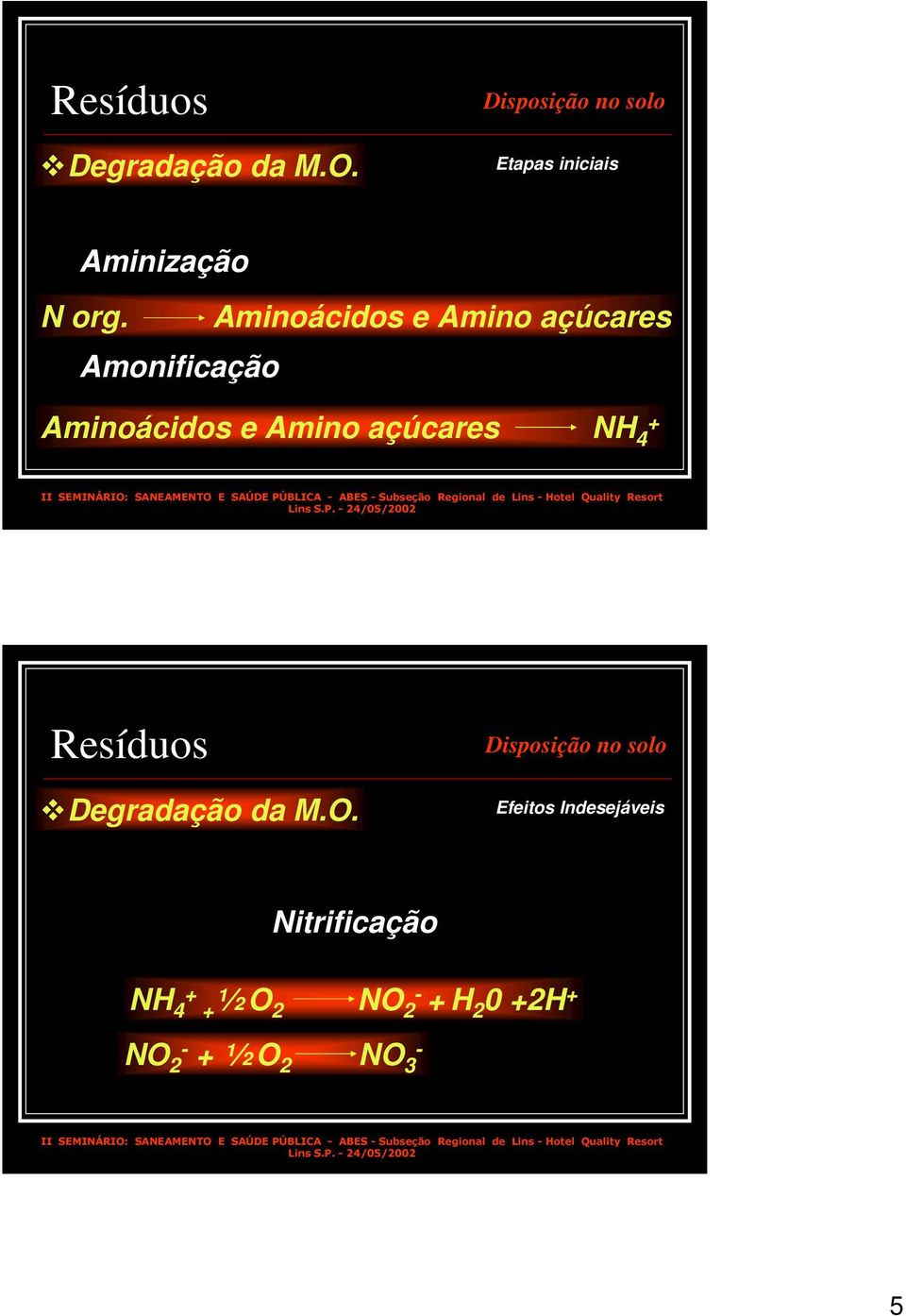 Aminoácidos e Amino açúcares Amonificação Aminoácidos e Amino açúcares NH