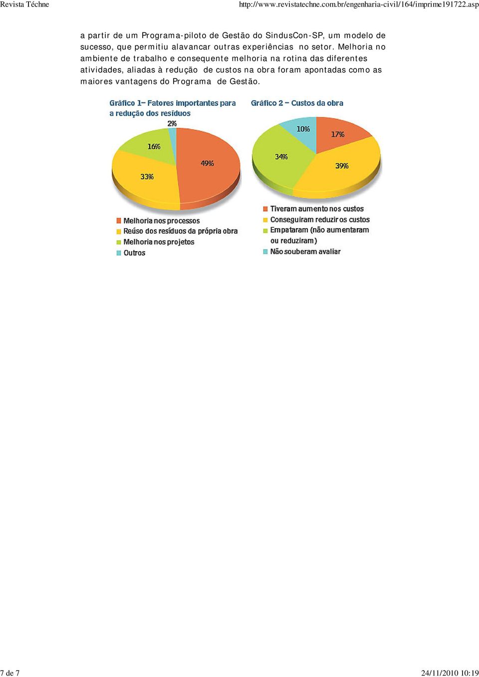 Melhoria no ambiente de trabalho e consequente melhoria na rotina das diferentes