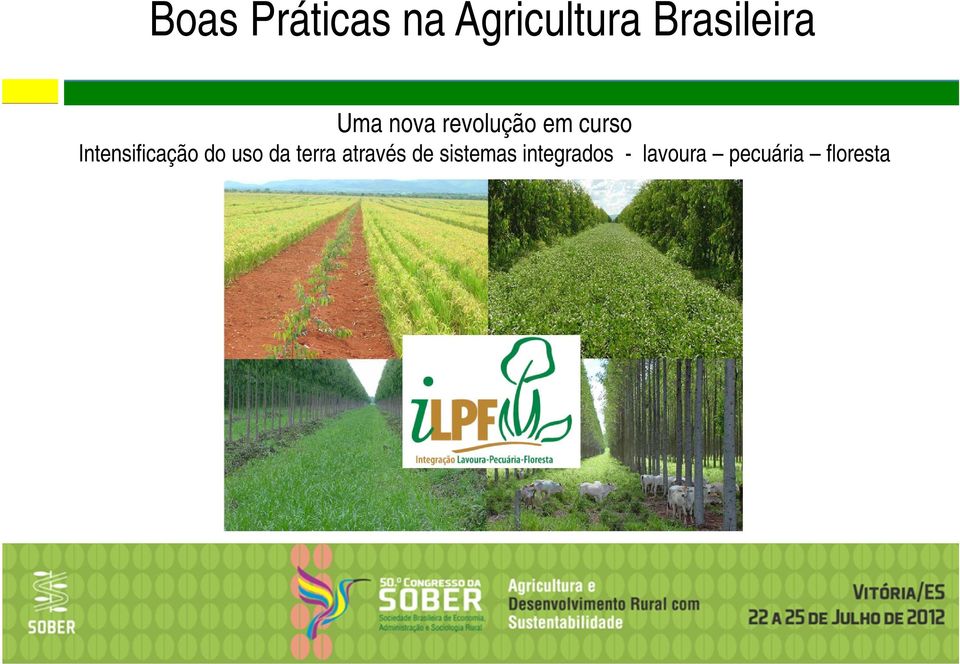 uso da terra através de sistemas integrados