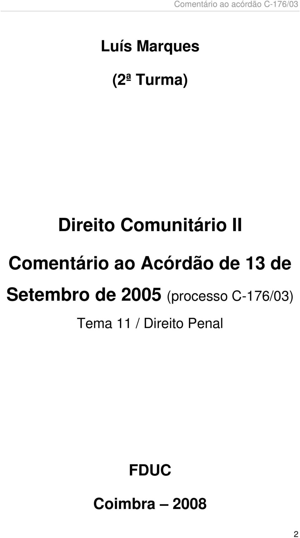 13 de Setembro de 2005 (processo