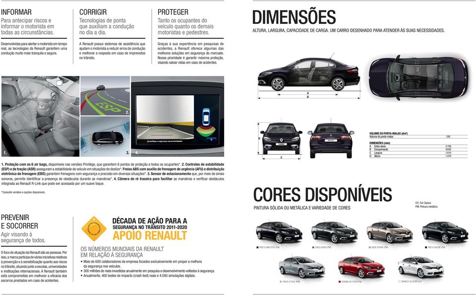 desenvolvidas para alertar o motorista em tempo real, as tecnologias da renault garantem uma condução muito mais tranquila e segura.