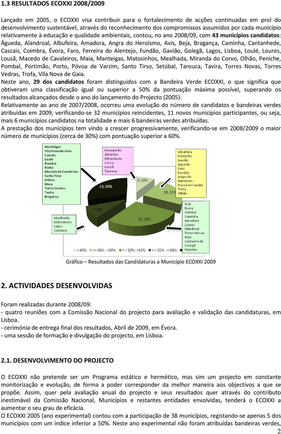 Heroísmo, Avis, Beja, Bragança, Caminha, Cantanhede, Cascais, Coimbra, Évora, Faro, Ferreira do Alentejo, Fundão, Gavião, Golegã, Lagos, Lisboa, Loulé, Loures, Lousã, Macedo de Cavaleiros, Maia,