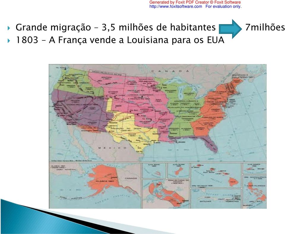 7milhões 1803 A França