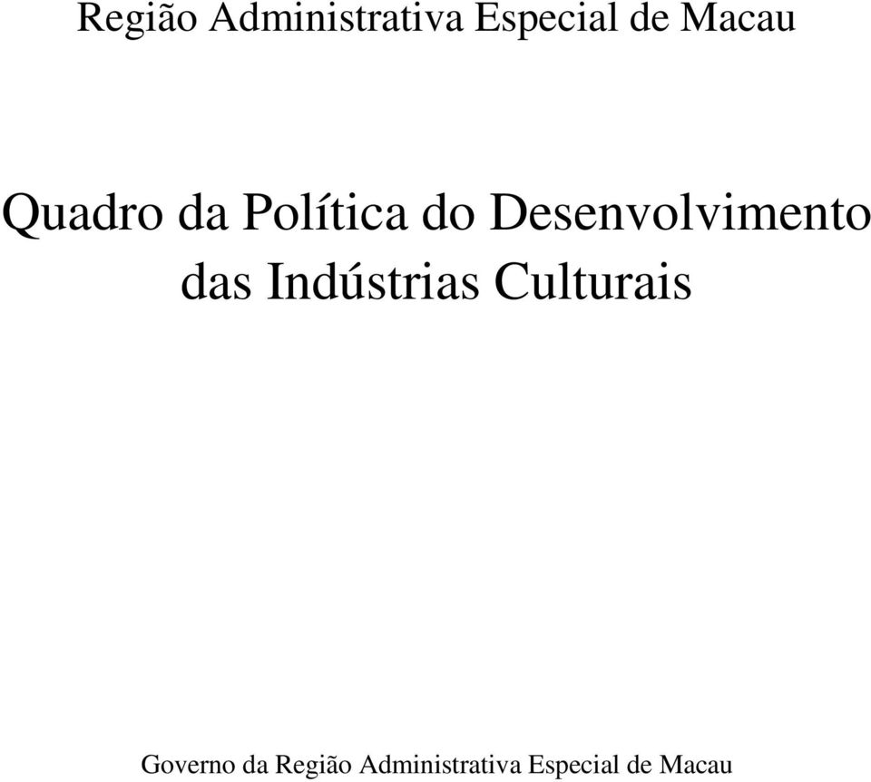 Desenvolvimento das Indústrias