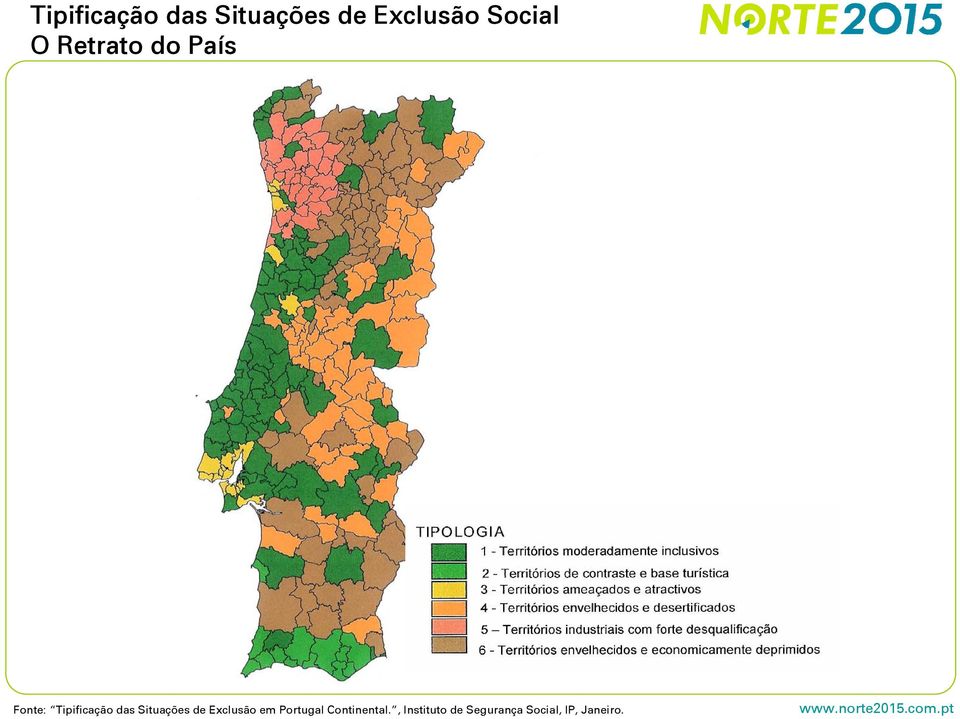 Situações de Exclusão em Portugal