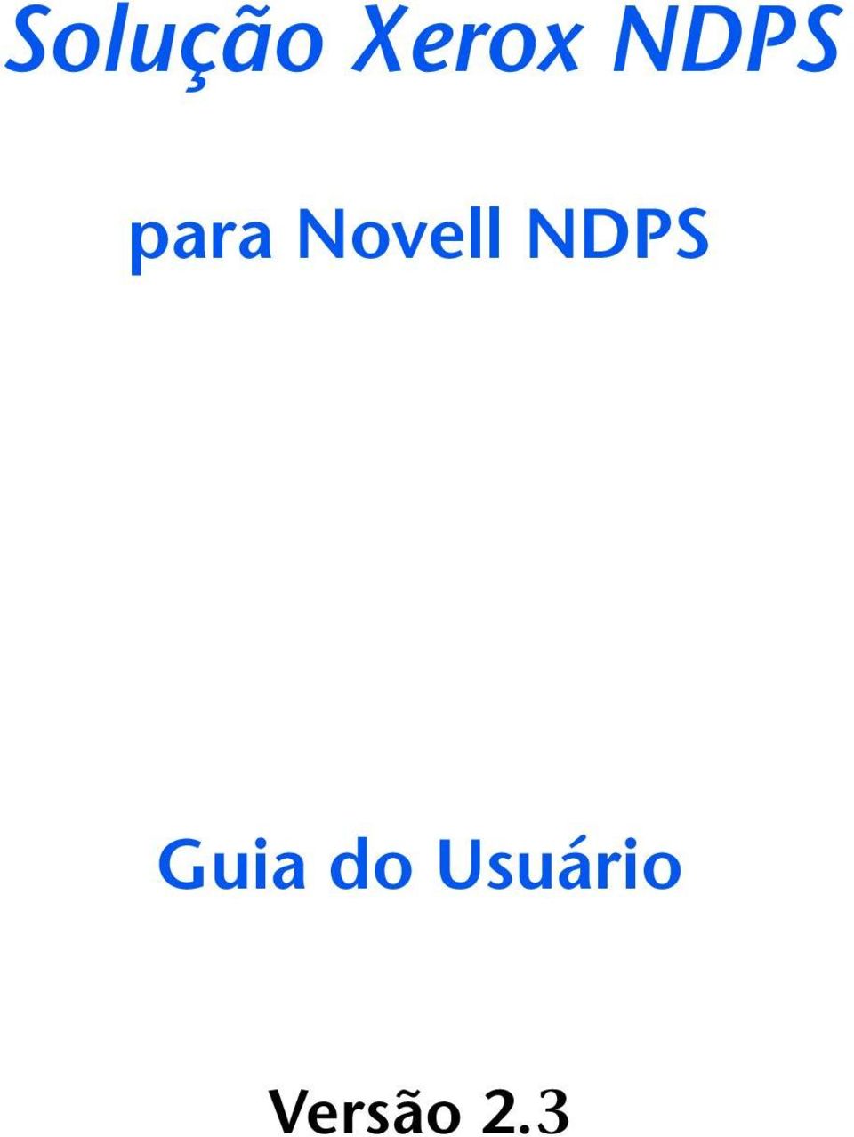Novell NDPS