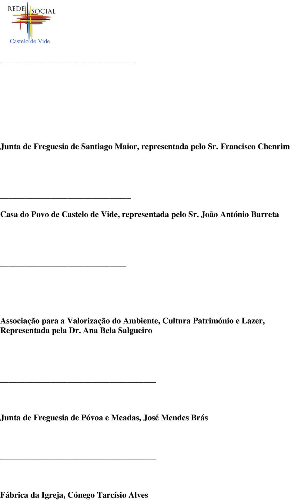 João António Barreta Associação para a Valorização do Ambiente, Cultura Património e