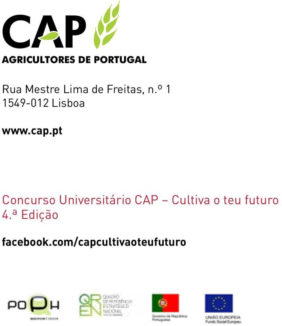 pt Concurso Universitário CAP Cultiva