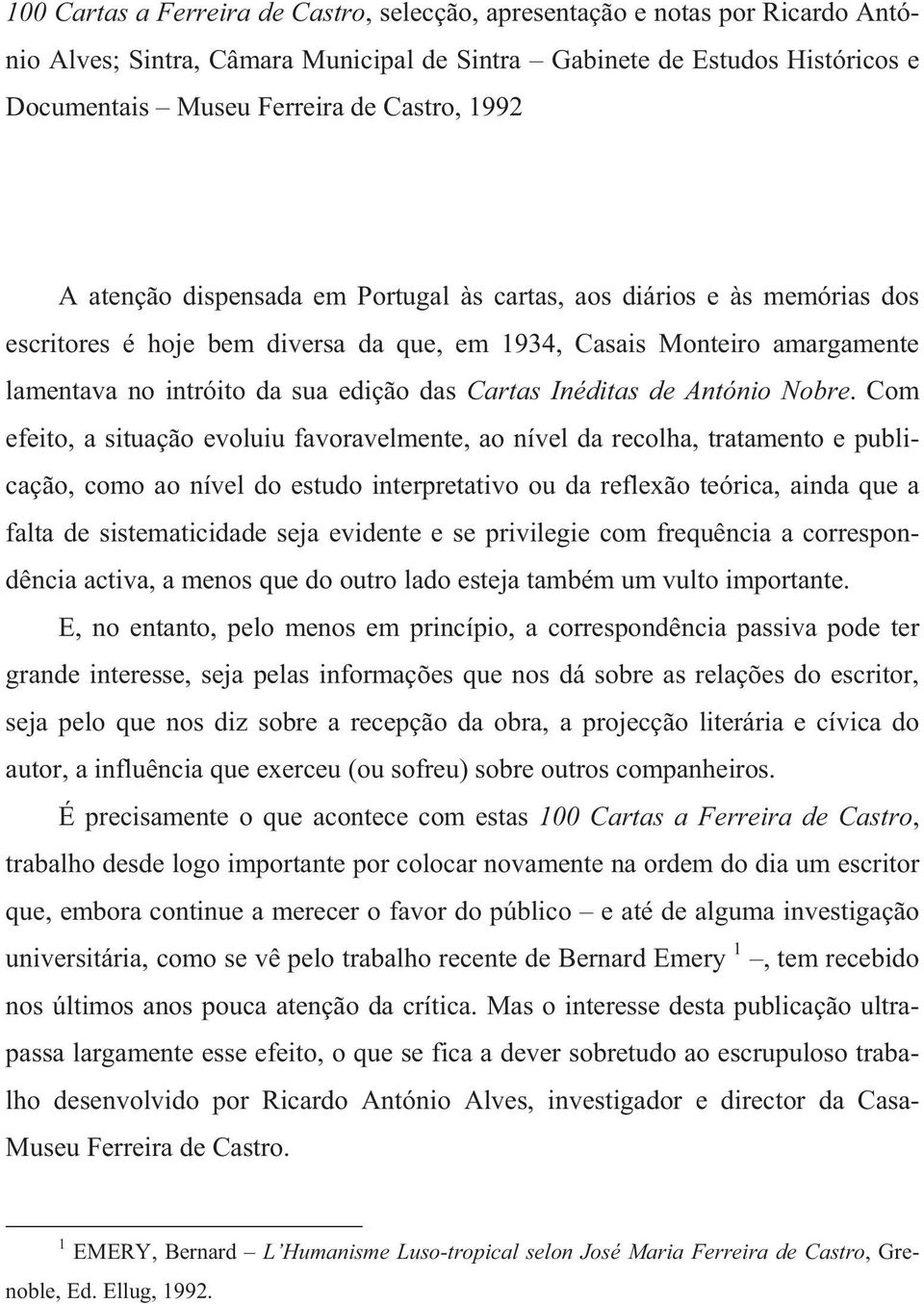 Cartas Inéditas de António Nobre.