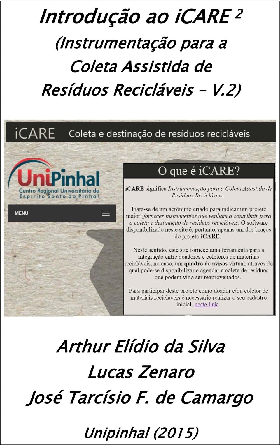 V.2) Arthur Elídio da Silva Lucas Zenaro