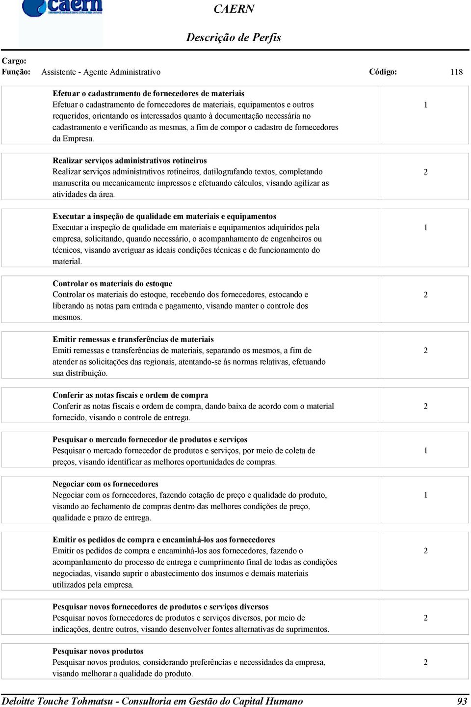 Realizar serviços administrativos rotineiros Realizar serviços administrativos rotineiros, datilografando textos, completando manuscrita ou mecanicamente impressos e efetuando cálculos, visando