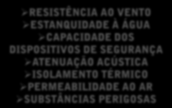 Marcação CE NORMATIVOS NACIONAIS DEFINEM VALORES MÍNIMOS DE PRESTAÇÕES JANELAS DO MAR LDA. CARACTERÍSTICAS OBRIGATÓRIAS A DECLARAR C.