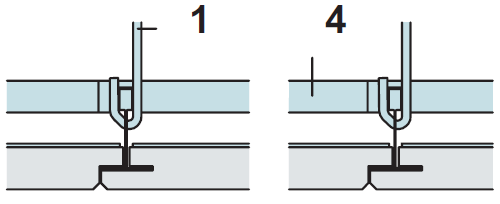 Borda Seção Transversal 1 Pendural 2 Longarina 3