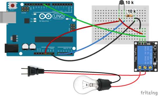 Acender lâmpada com sensor Termistor e Arduino Os termistores são usados para controlar temperatura em