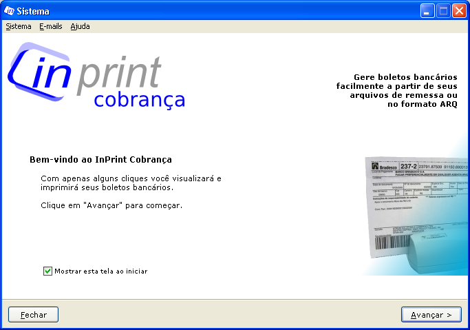 Após associar ou não os arquivos ARQ e REM ao ITQ InPrint, a instalação será concluída.