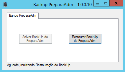 Imagem 11 BackUp concluído Lembre-se: Copie o arquivo criado para um pendrive, HD Externo ou em outro tipo de mídia antes de formatar o servidor. 1.2.