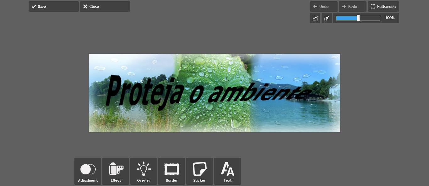 Depois de gravado fechamos o Pixlr Editor e abrimos o Pixlr Express: http://pixlr.com/express/ Clicamos em Browse e abrimos a nossa imagem Banner no formato JPEG.