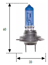 780-XL 60/55 Halogéneas H7 (PX26d) Halogéneas Xenon-Laser Ultra Plus (+ 50% de Luz) Todoclima 38.779 55 38.775 24 70 *38.774 24 100 38.779W 55 38.