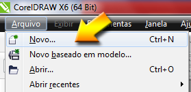 G Painéis área onde são os exibidos os painéis. Os painéis exibem recursos das ferramentas mais comuns do Corel Draw. H Caixa de cores Caixa utilizada para a seleção de cores.