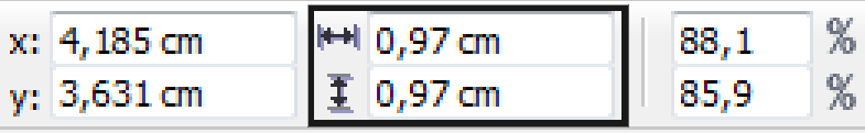 2. Deixe a tecla CTRL pressionada, clique no ponto A indicado abaixo e arraste até o ponto B. O próximo passo é indicar o tamanho e a cor do novo objeto. 3.